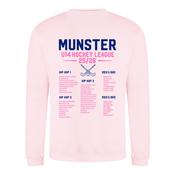 Munster U-14  Hockey League Pink Sweatshirt 25/26