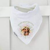 Personalised Mother's Day White Billy's Bib-Best Mom