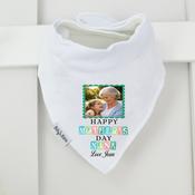 Personalised Mother's Day White Billy's Bib-Colourful Squares
