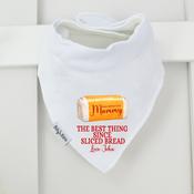 Personalised Mother's Day Billy's Bib-Best Thing Since Sliced Bread