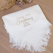 Personalised Luxurious Christening Shawl-Nova
