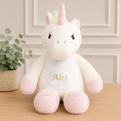 Personalised Embroidered Teddy-Unicorn image