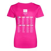 8 Nations official T-shirt with players names Pink image