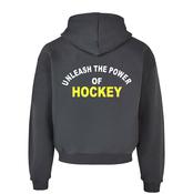 Unleash the Power of Hockey Hoodie Flint Grey
