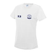 Sundays Well Tennis Club Ladies Fit T-Shirt White