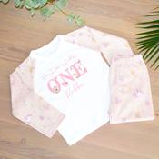 Personalised Kids Pyjamas-When I Wake Fairy Bunny (Pink)