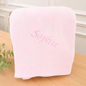 Knit Pink Blanket-Personalised image