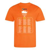 Interpros Boys T-shirt with Players Names-Orange image