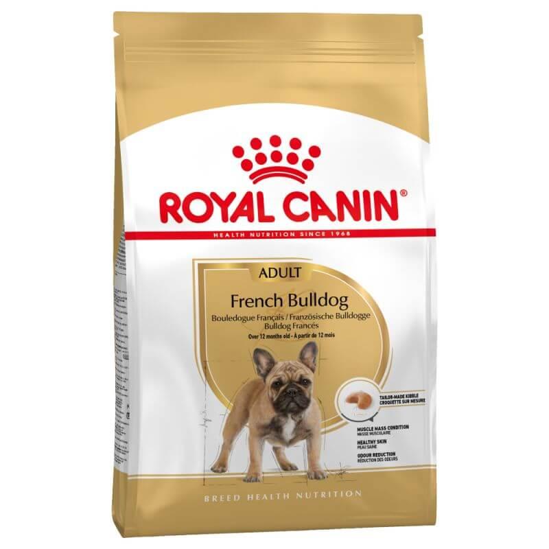 Royal Canin French Bulldog Adult Dog Food 3kg - Muscle Mass, Healthy Skin, Odour Reduction