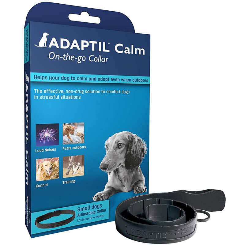 ADAPTIL Calm On-The-Go Collar for Dogs, Size S/M, 45cm, 30 Day Collar, Veterinary Recommended