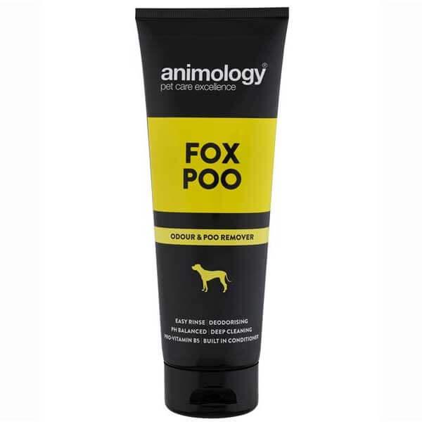 Animology Fox Poo Shampoo 250ML - Odour & Poo Remover, Easy Rinse, Deodorising, pH Balanced, Deep Cleaning