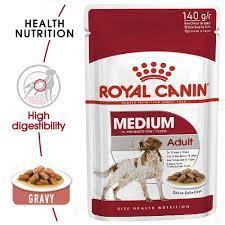 Royal Canin Wet Dog Food Adult Size 140g Health Nutrition High digestibility Gravy