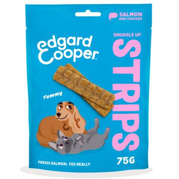 Edgard & Cooper Salmon & Chicken Strips Dog Treats 75g Grain Free for All Ages