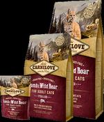CARNILOVE Grain Free Lamb &amp; Wild Boar For Sterilised Cats 400g