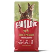 Carnilove Active Grain Free Duck &amp; Pheasant Sterilised Cats 400g image