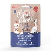 Rosewood Christmas Turkey Wrapped Carrot Twist Dog Treats 100g image