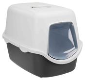 TRIXIE™ Vico Litter Tray With A Hood Dark Grey/Light Grey