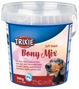 Trixie Soft Snack Bony Mix Dog Treat Tub 500g