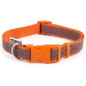 Ancol Orange Bone Nylon Dog Collar - 1-2