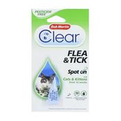 Bob Martin Clear Cat Spot-on Flea Repellent 4 Week image