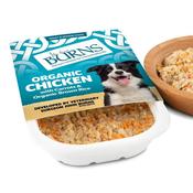 Burns Organic Chicken Wet Dog Food Tray 395g