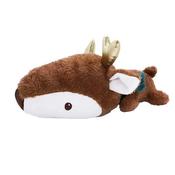 Happy Pet Christmas Big Head Bottle Cruncher Reindeer Dog Toy