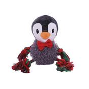 Happy Pet Christmas Fluffy Ropee Penguin Dog Toy image