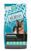 BURNS Original Adult Dog Food Fish And Brown Rice - 12kg