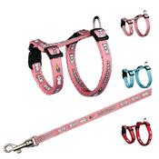 Trixie Nylon Baby Bunny Harness and Lead with Pattern (6265) image