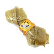 Plaque Busters Knotted Rawhide Dog Bone 4" Single