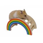 Rosewood Boredom Breaker Rainbow Small Animal Play Bridge Small image