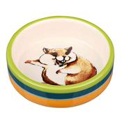 Trixie Striped Ceramic Hamster Bowl