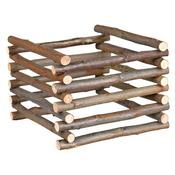 Trixie Free Standing Stick Style Wooden Hay Manger Feeder