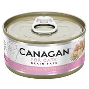 Canagan Grain Free Cat Tin Chicken &amp; Ham 75g image