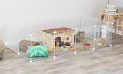Trixie Indoor Enclosure, Metal/Plastic 140×35×70cm White