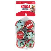 KONG Holiday SqueakAir Balls Small 6pk