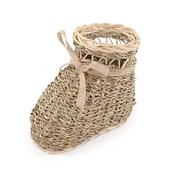 Rosewood Christmas Woven Hide 'n' Forage Santa Boot for Small Animals 9 x 18 x 15cm