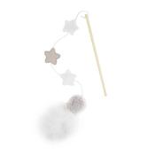 Rosewood Christmas Multi Texture Star and Feather Cat Teaser 5 x 2 x 75cm
