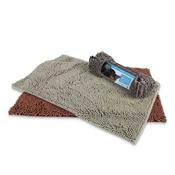 Scruffs Noodle Dry Mat 90 x 60cm Chocolate, Sage Or Grey image