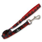 Ancol Soho Red Tartan Nylon Dog Lead 100cm x 19mm