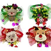 Pet Bliss Christmas Dog Bowtie Tulle and Tinsel with Centrepiece