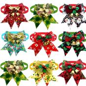 Pet Bliss Christmas Dog Bowtie Patterned with Bell