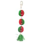 Rosewood Hanging Loofa Garland Small Animal Toy