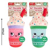 Smart Choice Christmas Squeaky Drink Plush Dog Toy