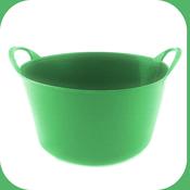 Airflow Flexible Tub 15 litre Green