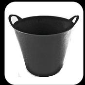Airflow Flexible Tub 25 litre Black