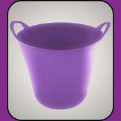 Airflow Flexible Tub 25 litre Purple