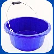 Shallow Feed Bucket 15 litre Blue