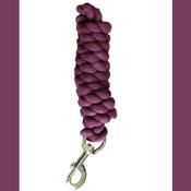 Cotton Trigger Hook Horse Leadrope BURGANDY image