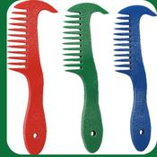 Haas Horse Mane Comb Green image